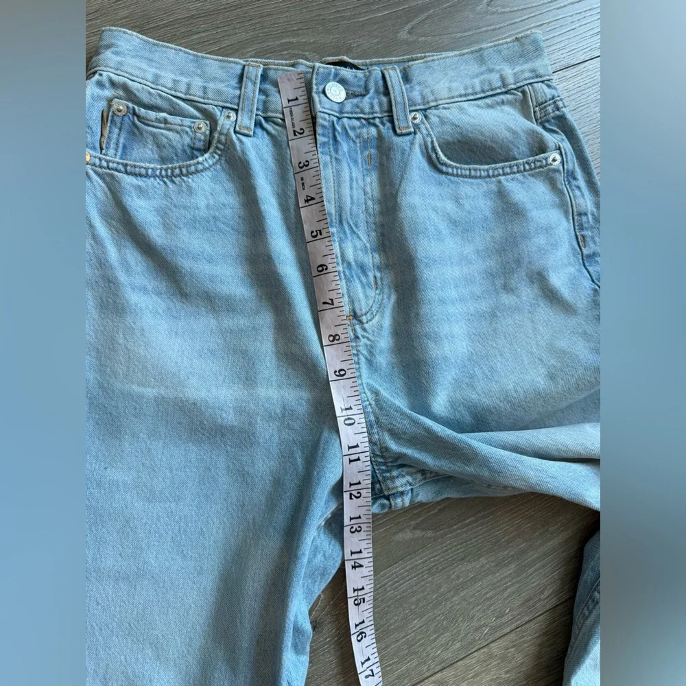 ASOS Tall Straight Light Blue Jeans 26 - Picture 6 of 8